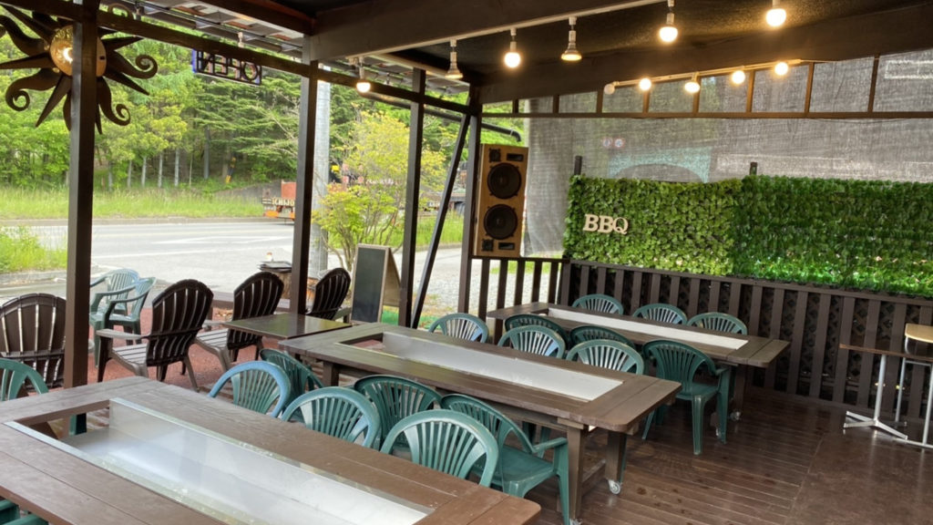 軽井沢　バーベキュー　BBQ　カフェコラージュ